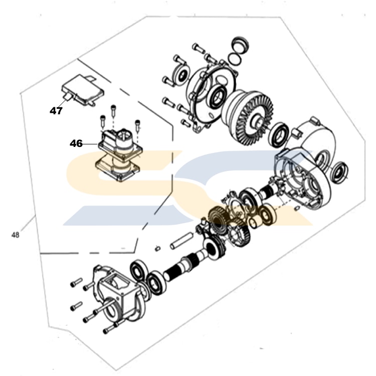MSA 400 Front Differential