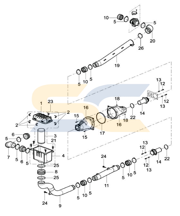 Spire 1000X Air Filter Parts