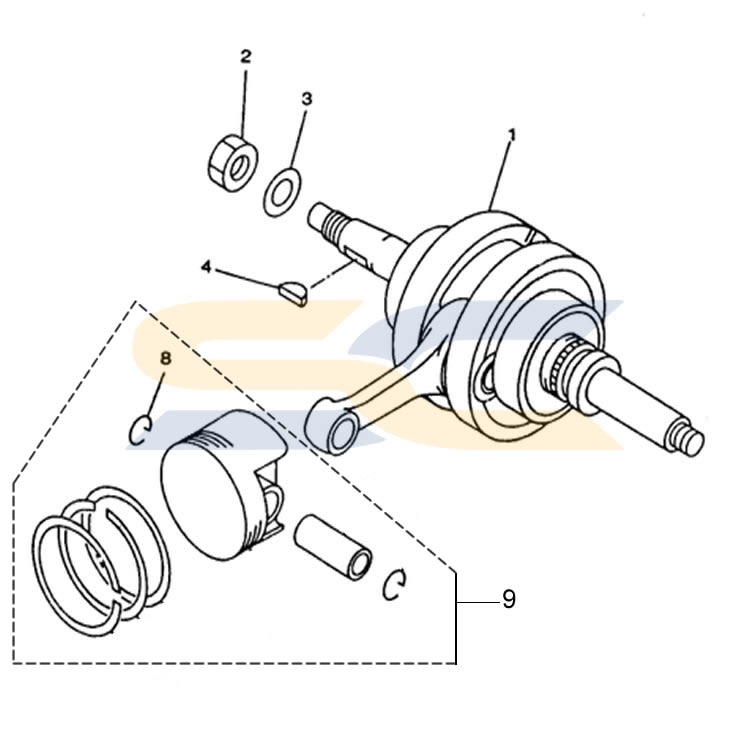 TBoss 410 Crankshaft