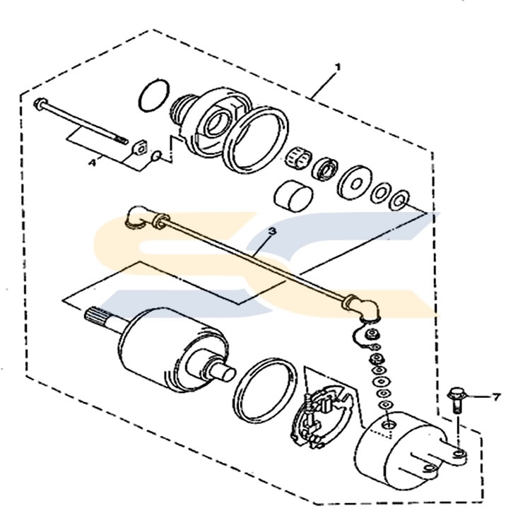 MSA 400 Starting Motor