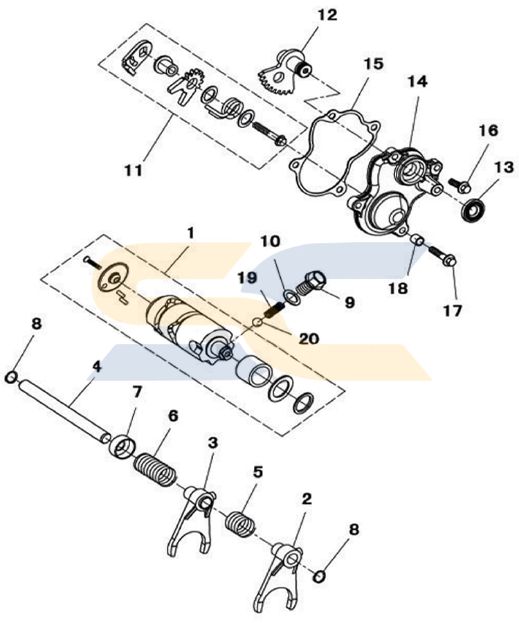 Warrior 700 Shift Cam Fork