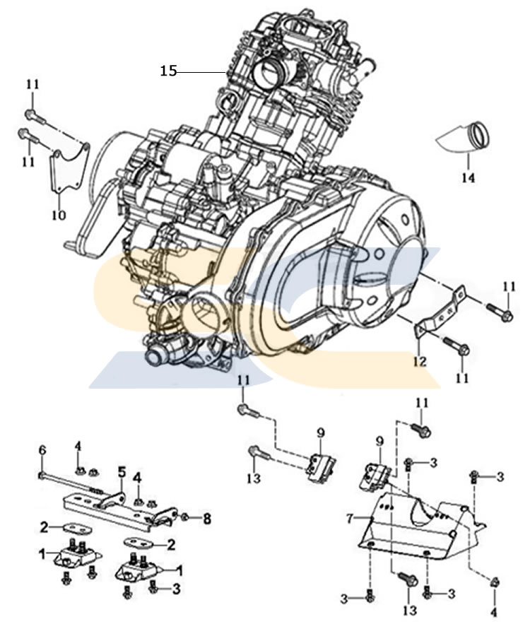 ENGINE MOUNTING