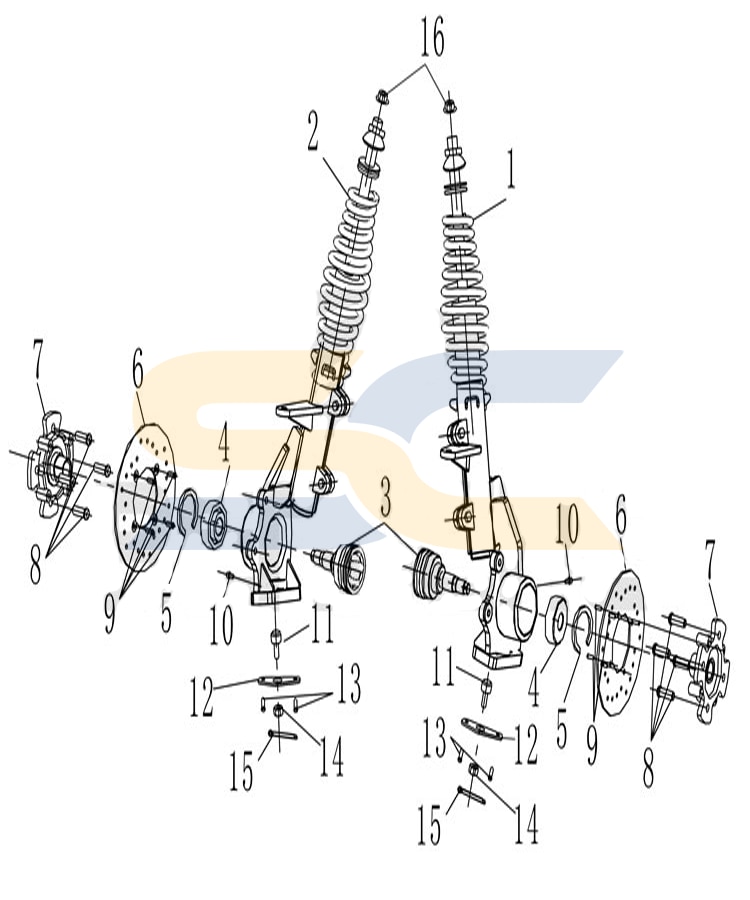 Buck 60 Front Suspension