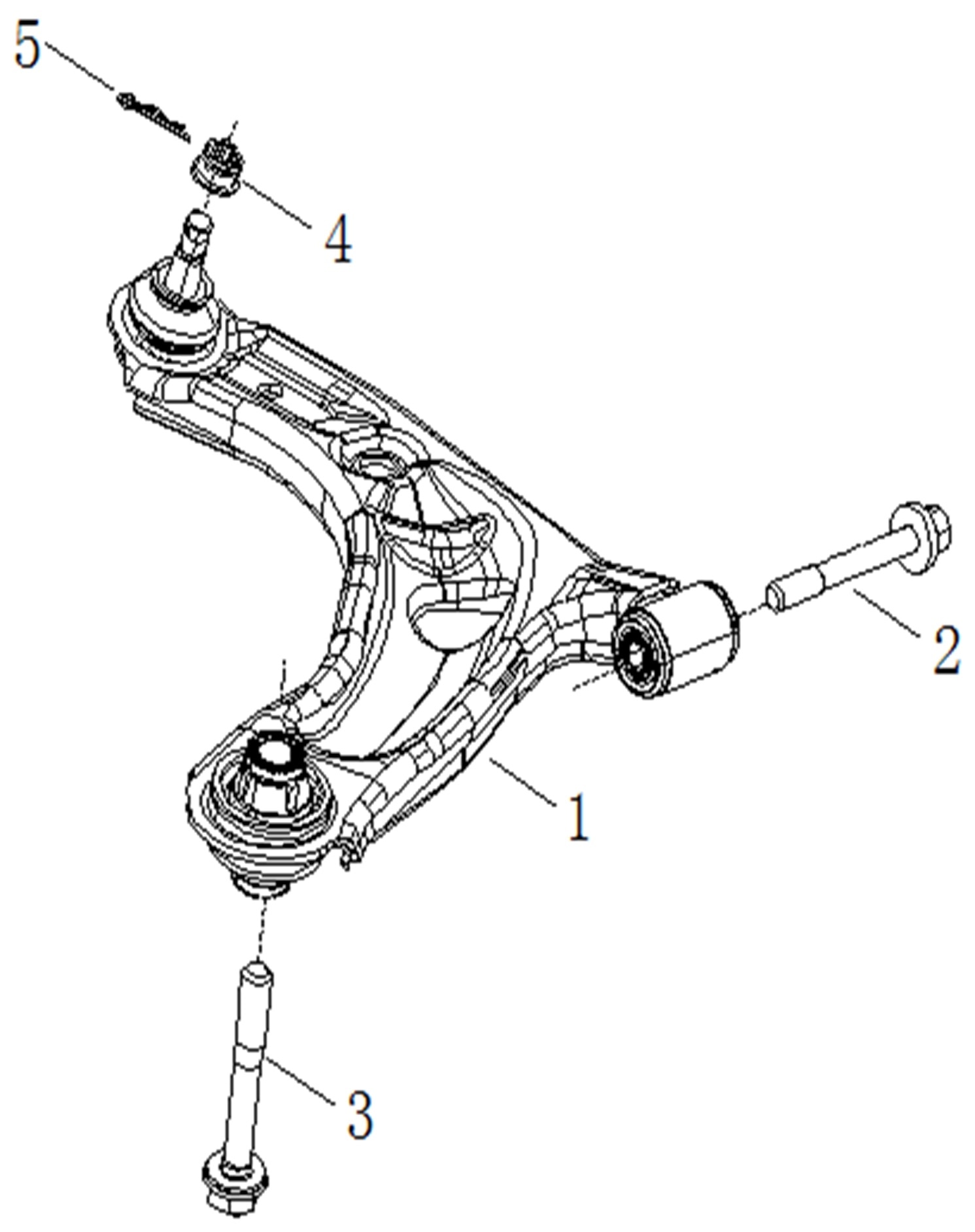 FRONT SUSPENSION CONTROL ARM ASSEMBLY