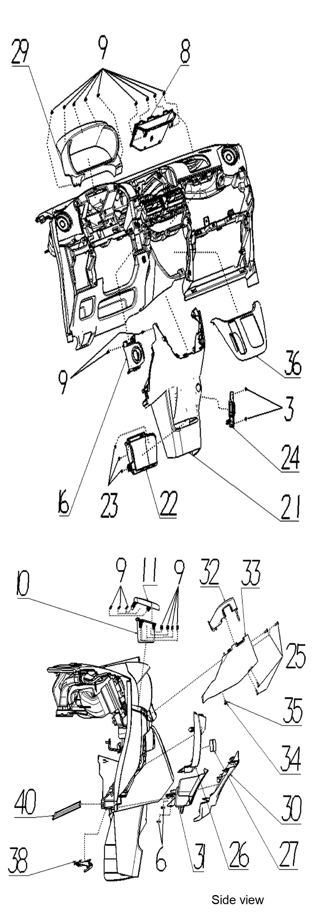 INSTRUMENT PANEL ASSEMBLY DEVICE3