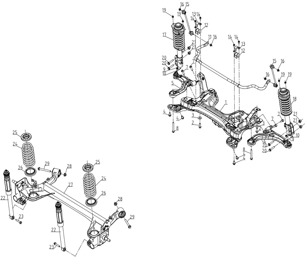SUSPENSION SYSTEM ASSY
