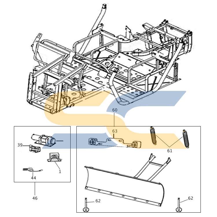 MSU 500 Snow Plow & Winch
