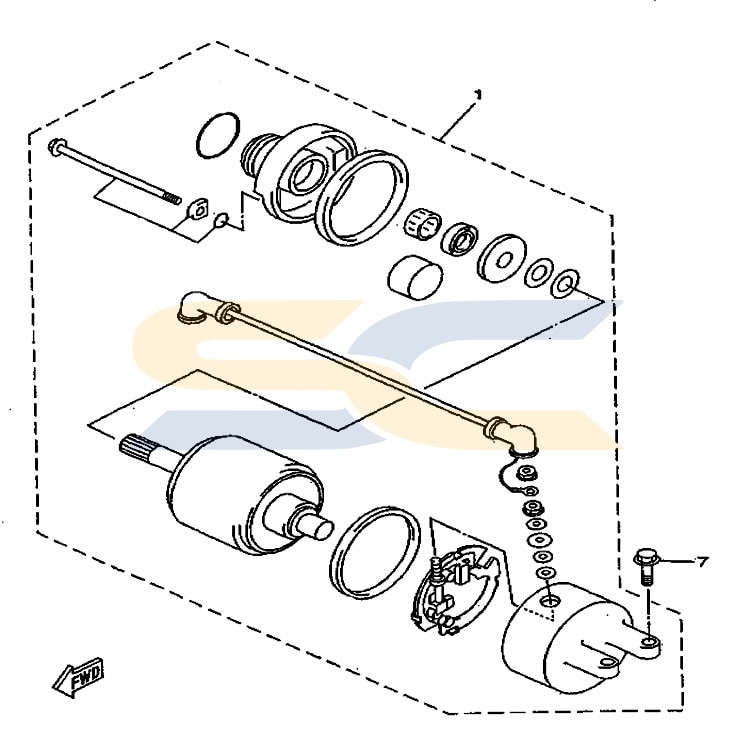 TBoss 410 Starting Motor