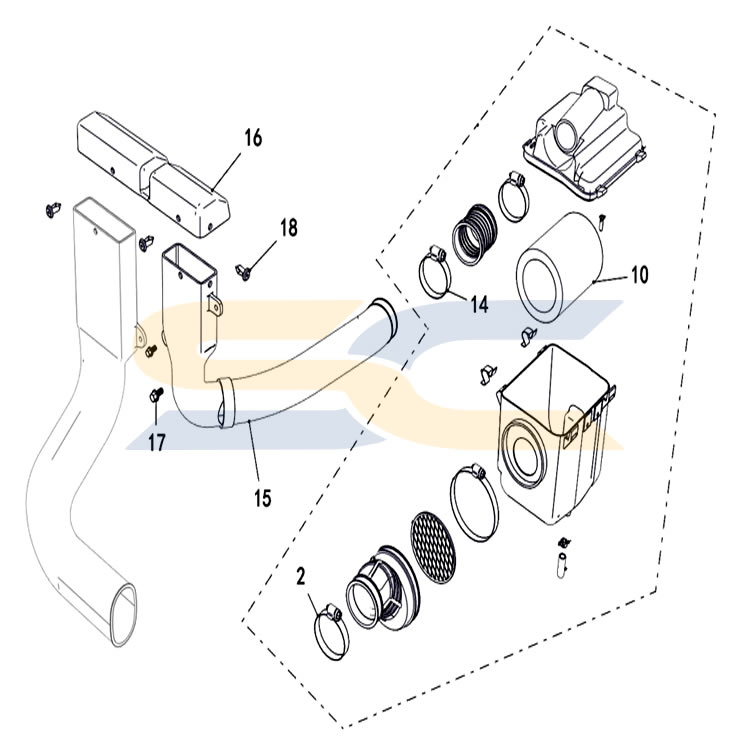 TBoss 550 Air Filter