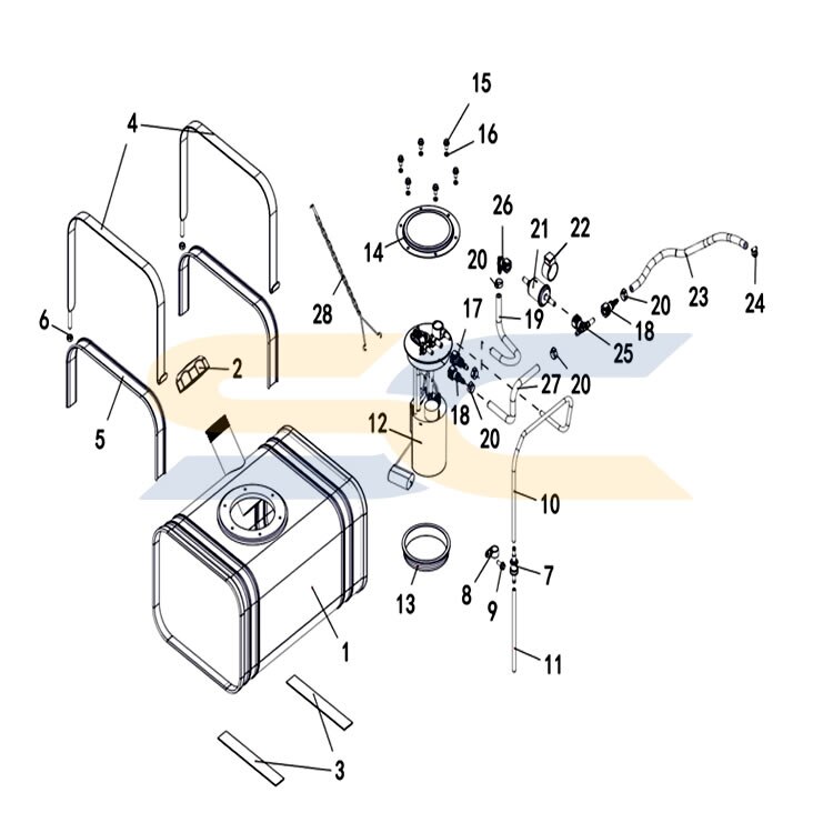 TBoss 550 Fuel Tank