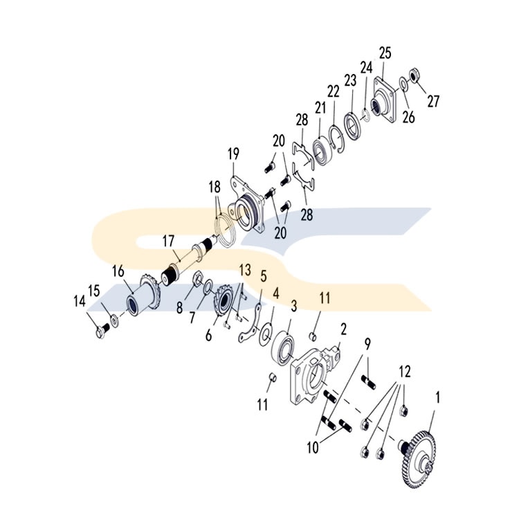 TBoss 750 Rear Output Shaft